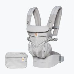 Marsupiu Omni 360 Cool Air Mesh Pearl Grey - Ergobaby, Culoare: Gri deschis