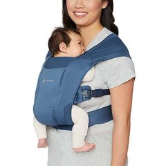 Marsupiu Ergobaby Embrace Soft Air Mesh Blue, Culoare: Albastru