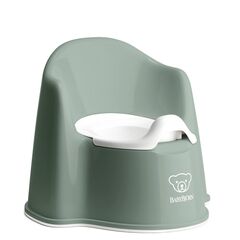 BabyBjorn - Olita cu protectie spate Potty Chair Deep Green, Culoare: Verde