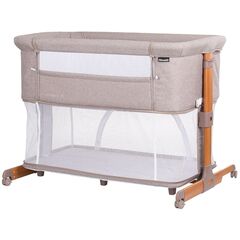 Patut Co-Sleeper si Tarc Chipolino Mommy 'n Me beige wood, Culoare: Bej, Dimensiuni: 90x50