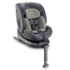 BabyGo - Scaun auto rotativ cu isofix, MOVE360 Green, 40-150 cm, certificat R129, Culoare: Verde, Grupa: 0-36kg (0 luni - 12 ani)