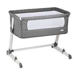 BabyGo – Patut co-sleeper 2 in 1 Together Grey, Culoare: Gri, Dimensiuni: 95x65