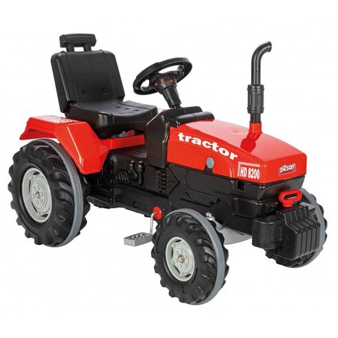 Tractor cu pedale Pilsan Super 07-294 red, Culoare: Rosu