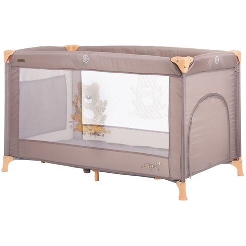 Patut pliabil Chipolino Capri sand, Culoare: Crem, Dimensiuni: 120x60