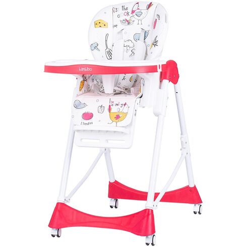 Scaun de masa Chipolino Bambino poppy, Culoare: Rosu