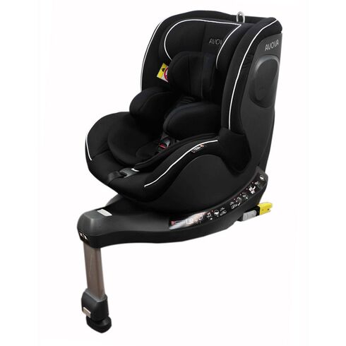 Scaun auto Avova Sperber-Fix i-Size Pearl Black, Culoare: Negru, Grupa: 0-18kg (0 luni - 4 ani)