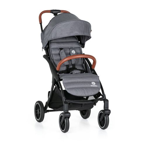 Carucior sport Petite&Mars Cross, Autopliabil, 6 luni+, pana la 22 kg, Gri, Culoare: Gri, Model: sport