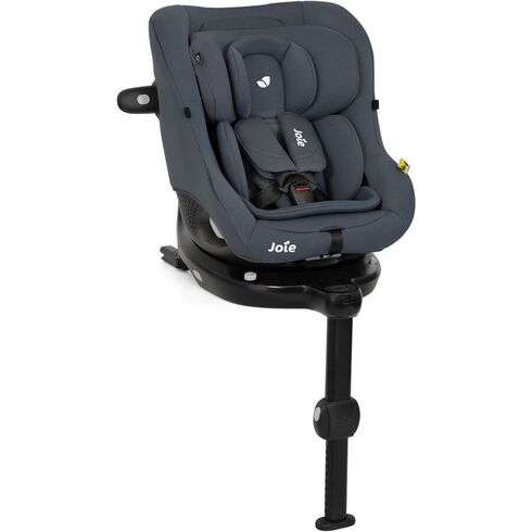 Scaun auto Joie i-Pivot 360° Dark Slate, 40-105 cm, certificat R129, Culoare: Albastru, Grupa: 0-18kg (0 luni - 4 ani)