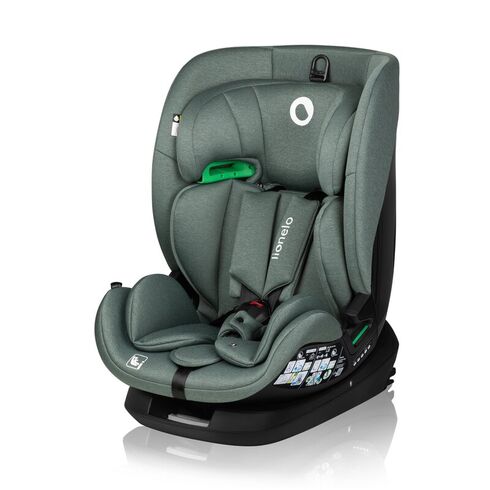 Scaun auto, Lionelo, Lavender I-size, Isofix, 9-36 Kg, 76-150 cm, ECE R129,, Verde, Culoare: Verde, Grupa: 9-36kg (9 luni - 12 ani)